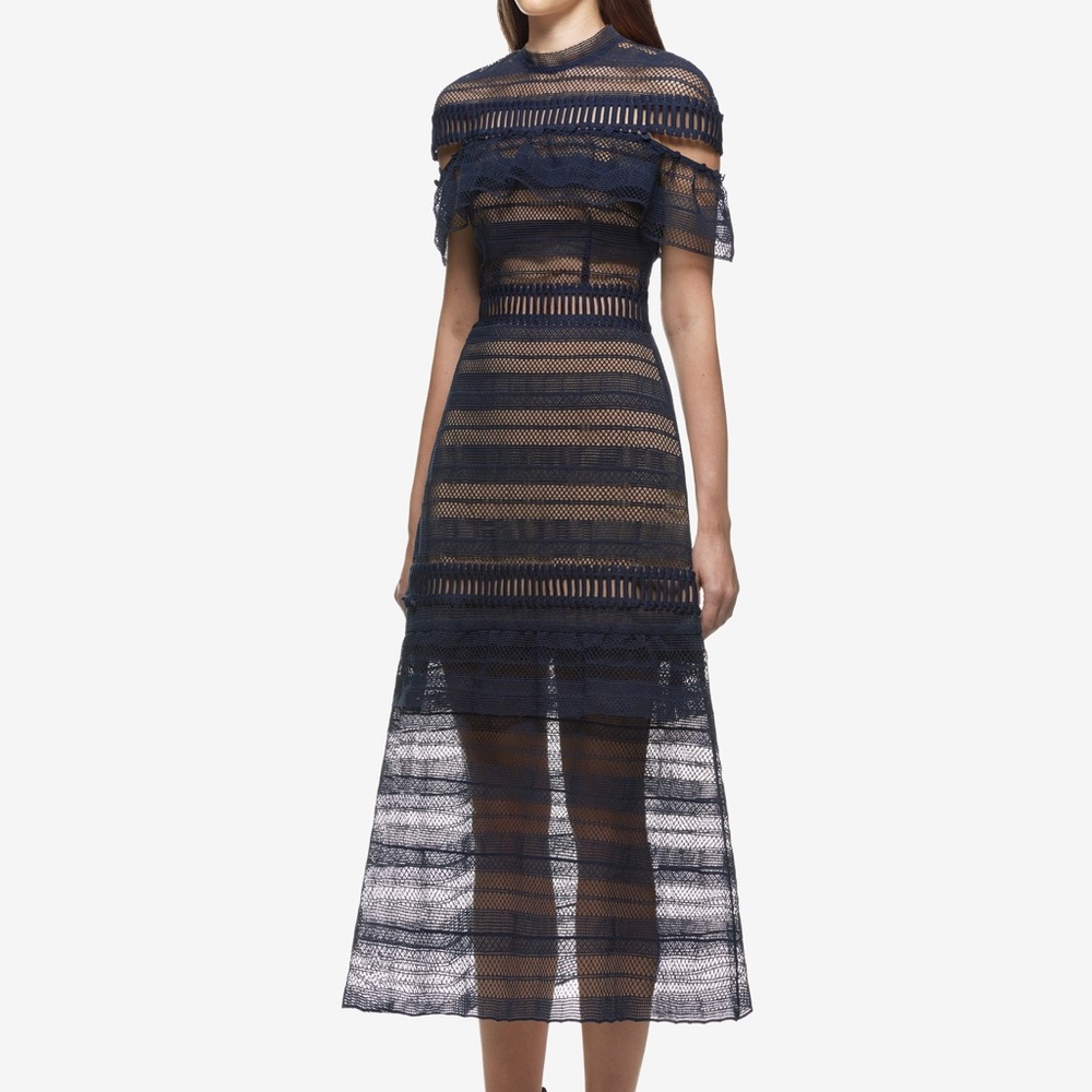 self-portrait Midi Dress